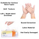 100Pcs Latex Gloves Disposable Medical Waterproof Clear Protective Hand Glove for Cooking Cleaning Food Preparation