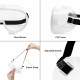 Glass Goggles Work Lab Eye Protection Transparent Adjustable Headband