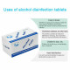 100 Pcs Alcohol Wet Wipe Disposable Prep Swap Pad Antiseptic Skin Cleaning