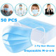 50Pcs Disposable Face mA-sK 3 Ply Polyester with Ear Loop 100%